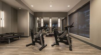 Fitness center with dedicated yoga studio