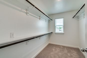 Spacious closets