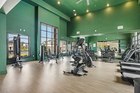 Gallatin townhouse for rent - A gym with a variety of equipment including treadmills, weights, and exercise machines.