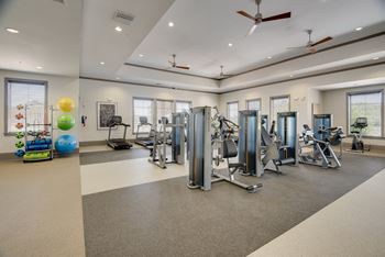 State-of-the-art fitness center with fitness on demand