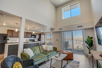 Loft-style floor plans available