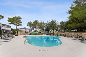 El Paso apartment for rent - A pool with a no diving sign in the middle.