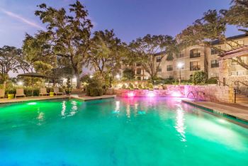 Resort-style pool and sun deck
