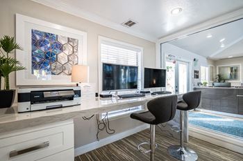 Business center with printing capabilities