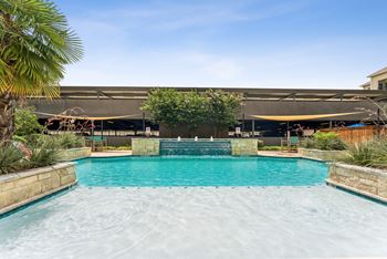 Resort style swimming pool