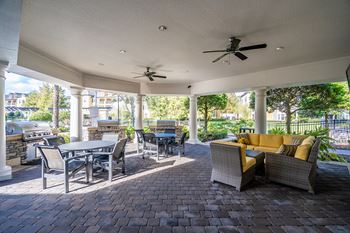 Picnic area w/ tables & grills