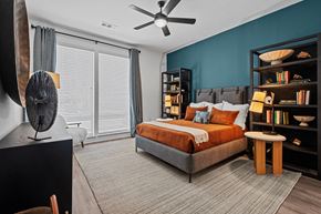 Farmers Branch apartment for rent - a bedroom with a bed