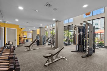 Two expansive fitness centers