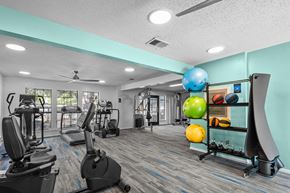 Dallas apartment for rent - our gym is equipped with a variety of exercise equipment and weights