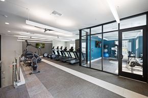Kissimmee apartment for rent - Community gym with cardio machines and weights