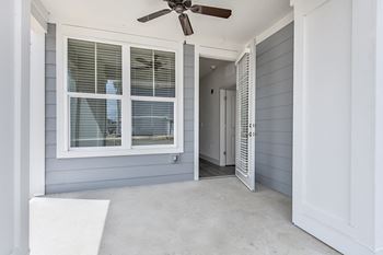 Screened verandas and porches with fans