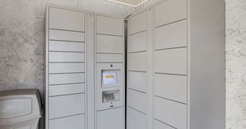 Convenient package lockers