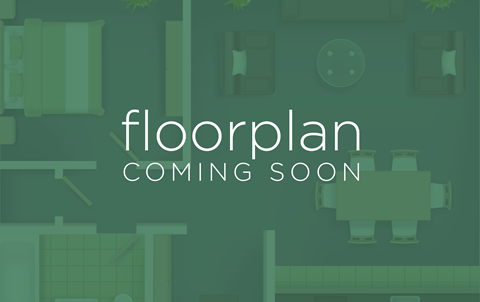 Floor plan for 1 bed, 1 bath, 1377 sqft