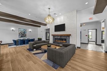 Exclusive resident lounge with billiards
