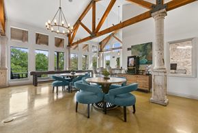 Georgetown apartment for rent - A large dining room with a table surrounded by chairs.