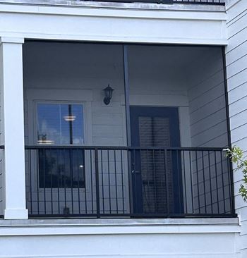 Screened patios*