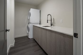 Full-size laundry rooms*