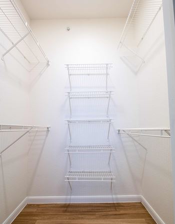 Spacious closets