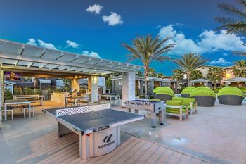 Outdoor poolside games
