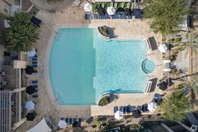 Phoenix apartment for rent - a aerial view of a pool at the resort at longboat key club