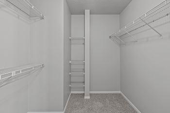 Spacious closets