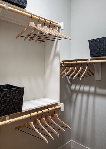 Oversized walk-in closets*