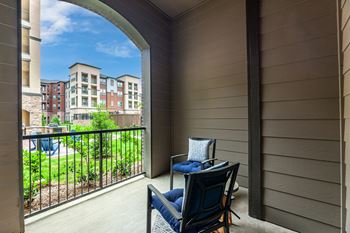 Private balcony or patio with additional storage*