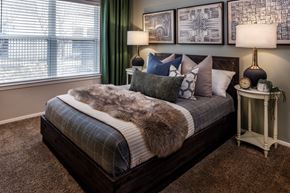 Plano apartment for rent - Model Apartment Home Bedroom