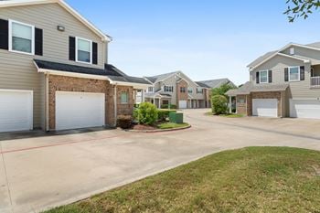 Attached garages with direct access to units
