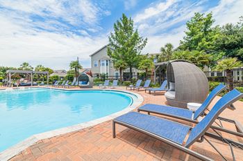 Refreshing pool with sun deck