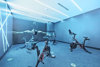 Peloton spin studio