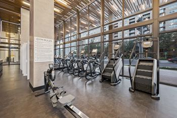 State-of-the-art 24/7 resident fitness center
