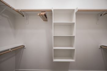 Oversized walk-in closets
