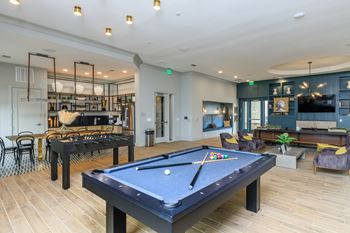 Games area with game tables