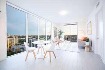 Floor to ceiling windows