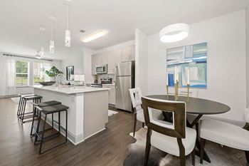 Spacious layouts offering a dedicated dining space.