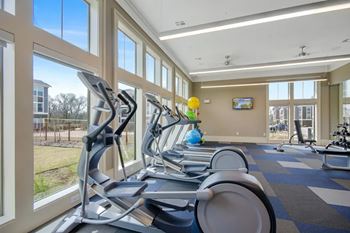 State-of-the-art fitness center with cardio and strength equipment