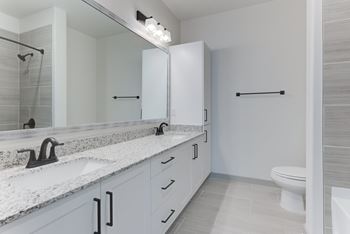 Tile bath flooring