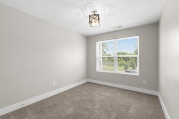 Carpeted bedrooms