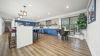 Clubroom with catering kitchen & coffee lounge