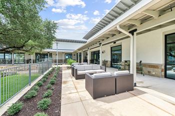Courtyard with seating area