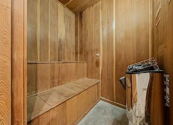 Two relaxing saunas