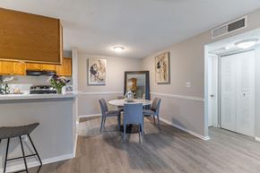 North Lauderdale apartment for rent - A dining room with a table and chairs.