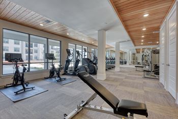 Fully equipped fitness center w/ free weights, cardio, & machines