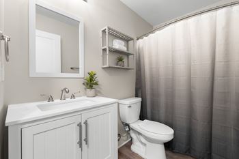 Framed bathroom mirrors