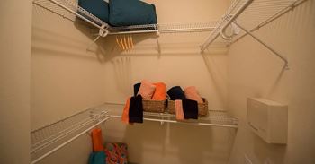 Storage, large closets, kitchen pantry, and entry closet