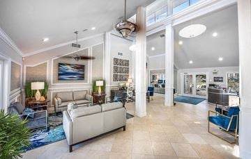 Naples apartment for rent - a living room with a couch and a table
