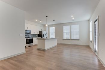 Open concept kitchen