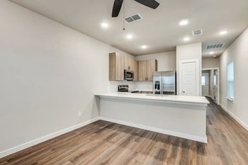 Subway tile backsplash