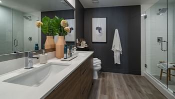 Quartz bathroom vanities